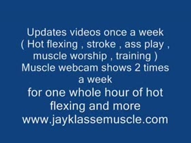MuscleGod on WEBCAM