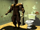 Muscle Growth in the Bathroom