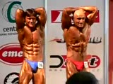 Euro lightweight competitors on stage