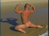 Muscle stud at the beach
