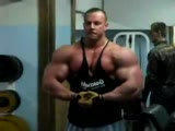 Alexey Shabunya Posing in The Gym