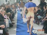 Fashion show cock pop out.