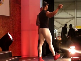 Shawn Rhoden's spandex covered ass