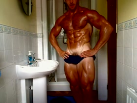 Bodybuilder Adam Charlton