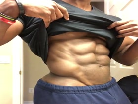 Those Abs should never be covered up!