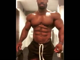Almost 12 of the Biggest, Most Muscular, Pumped and Most Fantasy Fuckable Black Muscle Gods