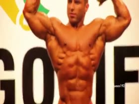 Teen Muscle Competition Posing