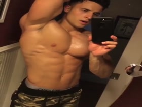 Hot and young with shredded abs