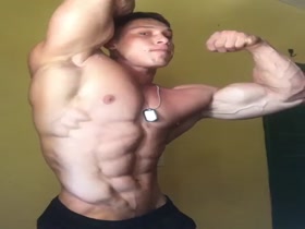 Huge Handsome Teen Muscle Stud