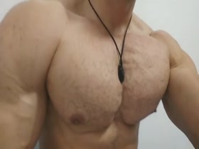 Luis' Magnificent Pecs and Huge Nipples