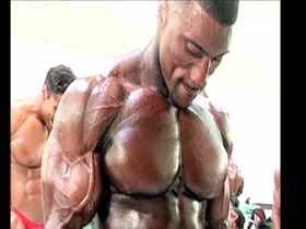 Getting HIs Pecs - and other parts - Ready to Compete
