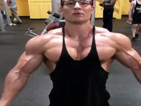 Muscle Hunk with Glasses - So Hot!
