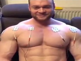 Hot, Shirtless and Wired Up