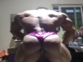 The Beautiful Butt Series - Pink Thong Butt