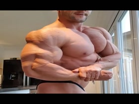 Huge Muscle God Alfred Chiriac from Romania