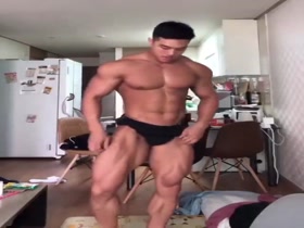 Muscle Asian (korean?) Bodybuilder