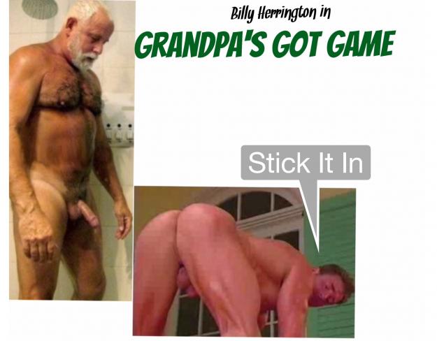 Billy Herrington in Grandpa's Got Game