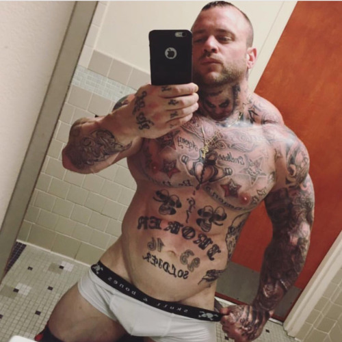 Muscle Tattoo Selfie