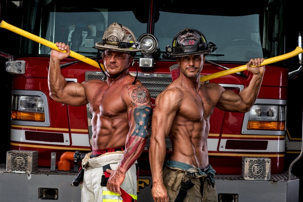 BEEFCAKE FIREFIGHTERS.