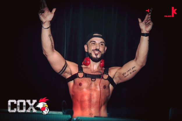 Gay Musclehunk DJ at COX Party