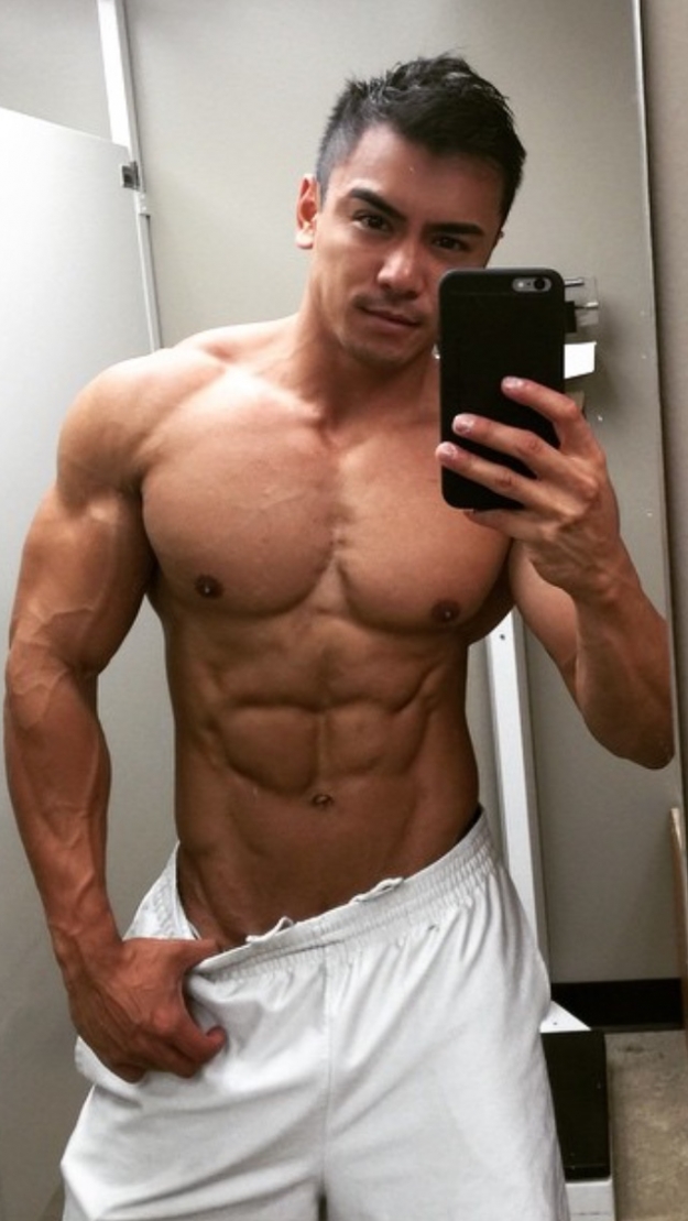 Asian muscle guys