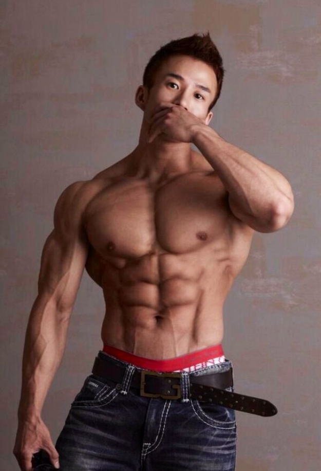 Asian muscle guys