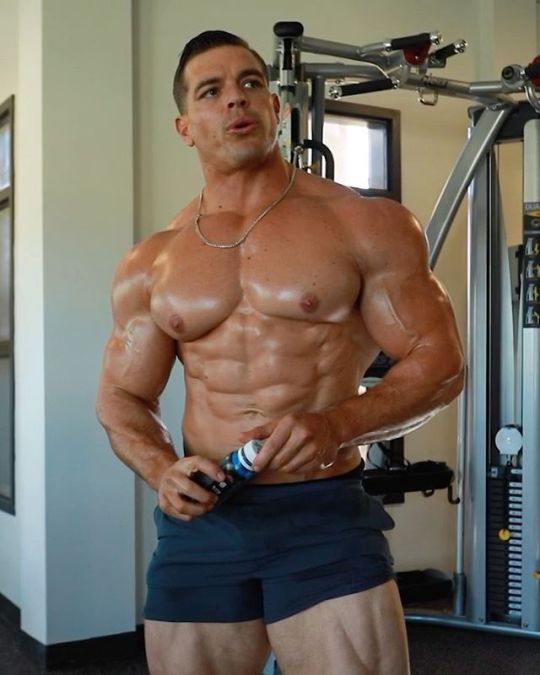 MALE BODYBUILDER.