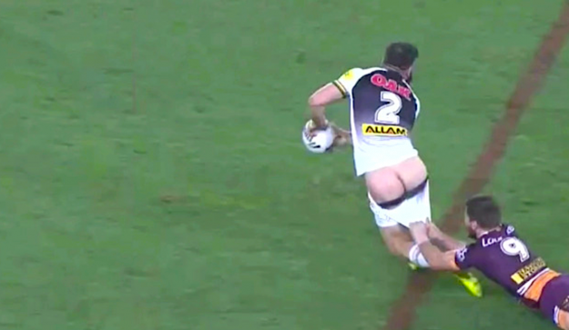 Josh Mansour pantsed