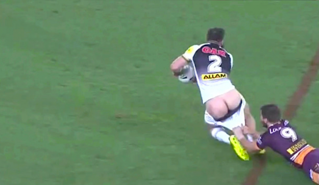 Josh Mansour pantsed