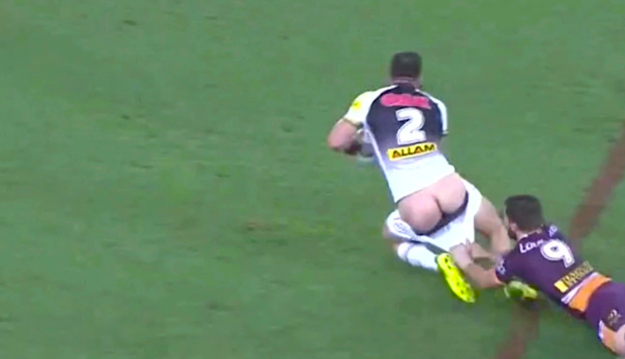 Josh Mansour pantsed