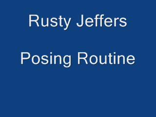 Rusty Jeffers/Carl Hardwick posing routine