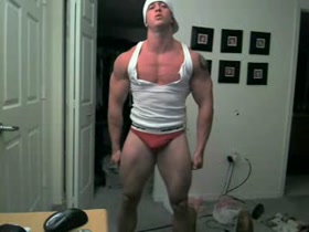 Muscle Thong Tease