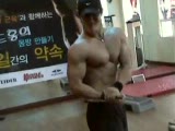 Korean youth & trainer pose