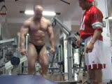 Bodybuilders Posing In Gym