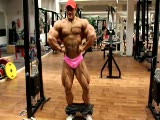 RoellyWinklaar - Gym Posing in Pink