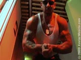 Xavier leather muscle worship