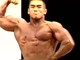 Japanese Bodybuilder Flexing