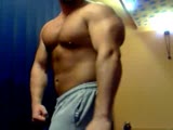 Hairy bodybuilder naked webcam