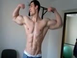 Young BB pumping and posing