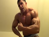 Pumping muscle and grow until explode