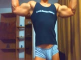 natural muscle show and nice bulge