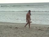 Hard Cock on the Beach