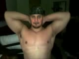 Hot Muscle Dude Posing