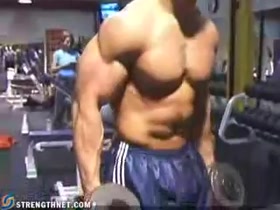 Nate Morton Gym Biceps 2