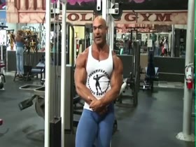Muscle daddy lifting and grunting