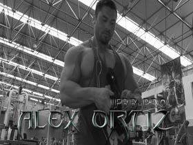 Alex Ortiz hot Gym Training