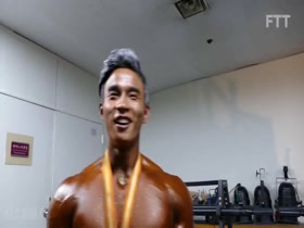 Hwang In Jae after pro bodybuilding win