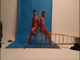 Joss mooney And Ross Worswick Poses Nude