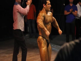 Arab/Persian Muscle Beast Poses before 'Mirin throng