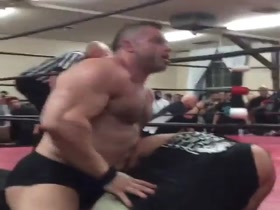 Short clip of Brian Cage wrestling